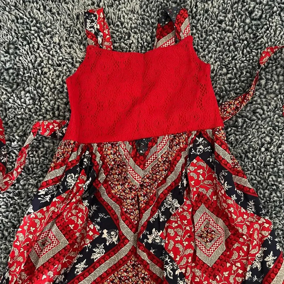 NWOT-Heartworks / Blueberry Boulevard-Handkerchief Hem Sleeveless Dress-Size 6X - Picture 4 of 10